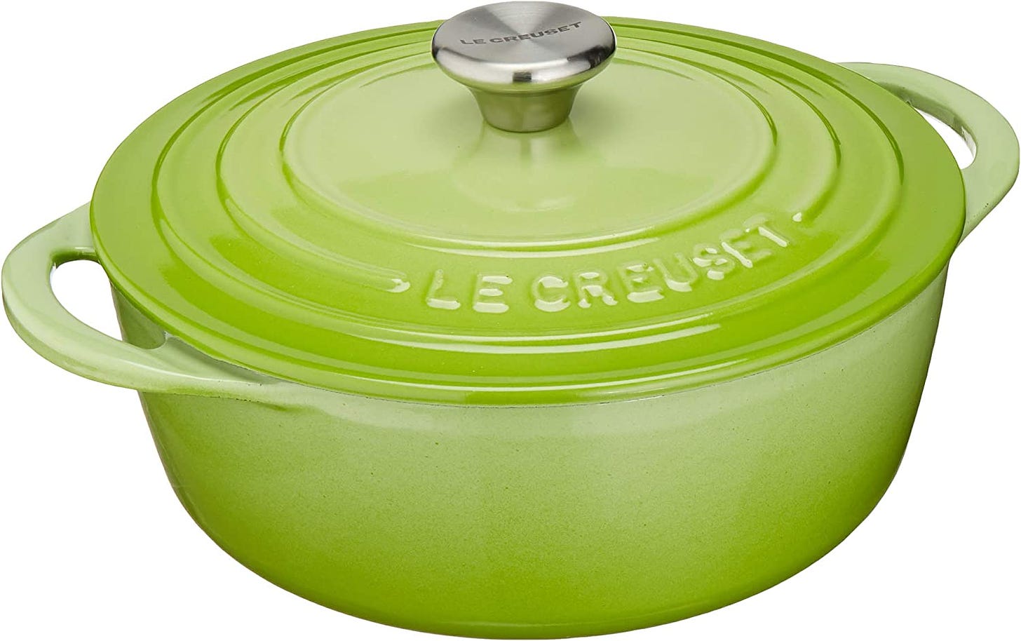 Buy Le Creuset Enameled Cast Iron Round Dutch Oven , 1.5 qt., Kiwi Online  in Pakistan. B08GL14F4H