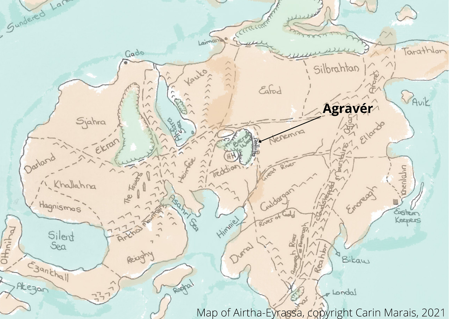 Map of Airtha-Eyrassa