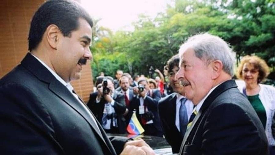 Nicolás Maduro publica foto com Lula para falar sobre telefonema - Reprodução/Redes Sociais