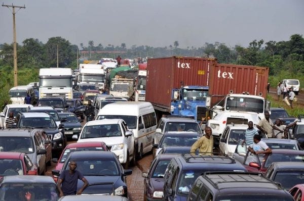 Lagos-Ibadan expressway Gridlock
