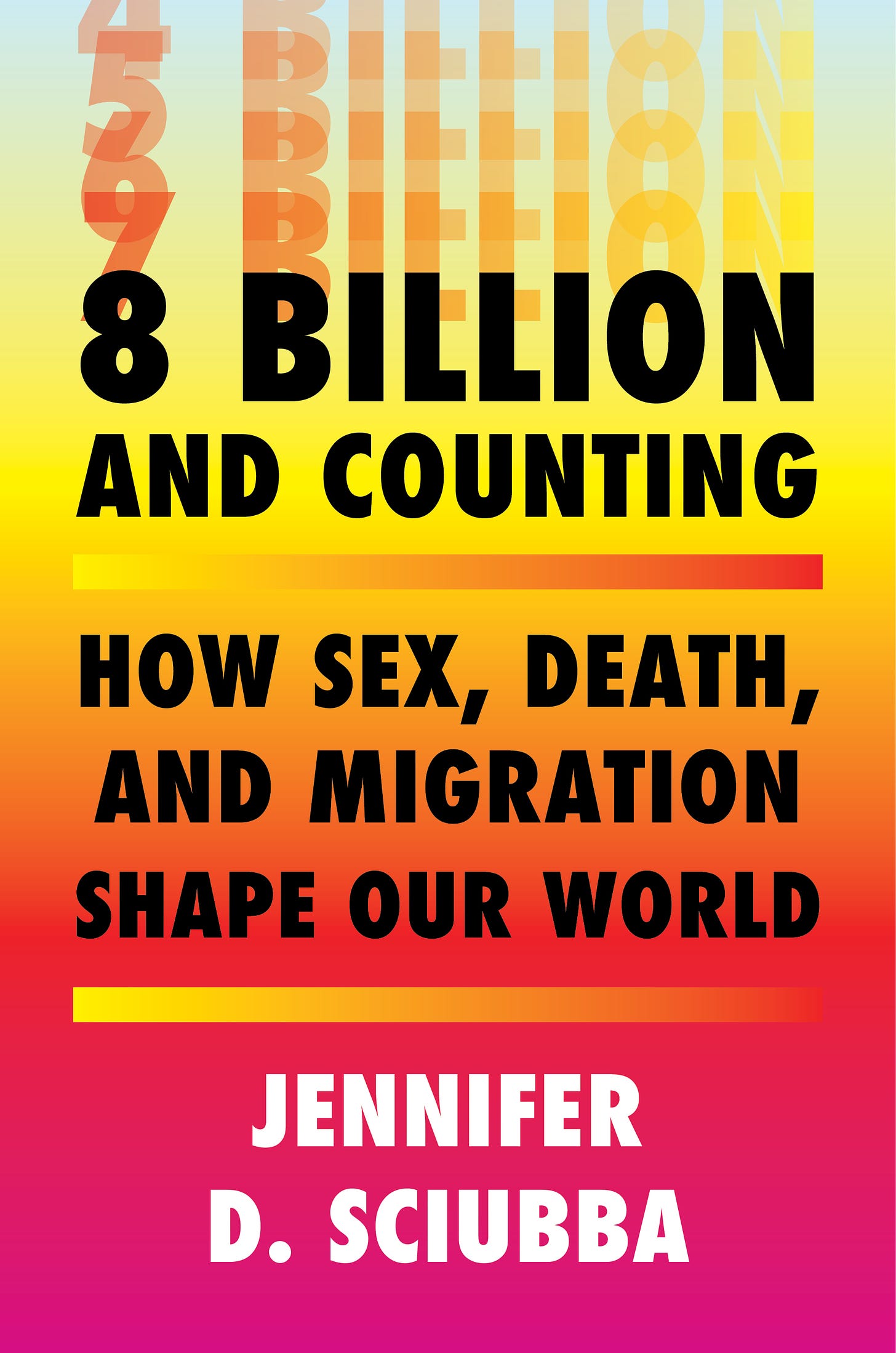 Colorful book cover of 8 Billion and Counting