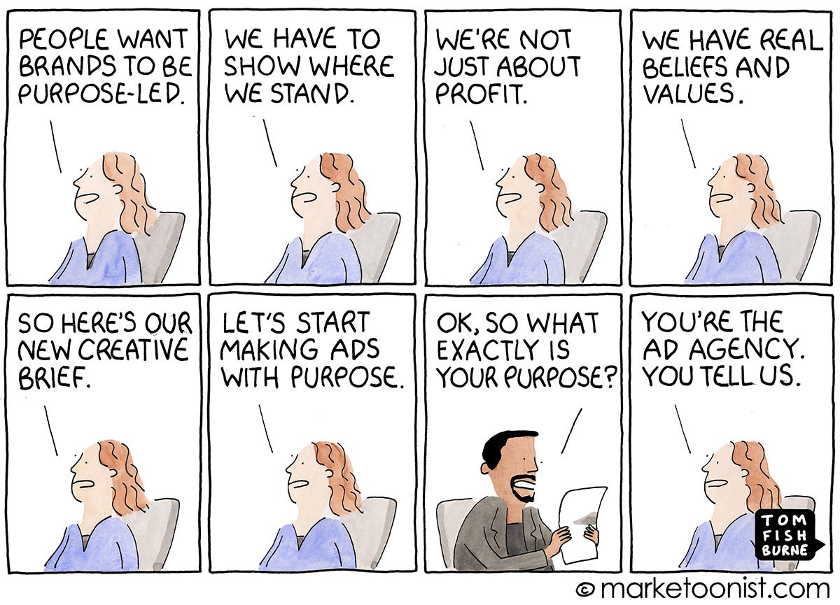 Le Brand Purpose Marketing vu par Tom Fishburne