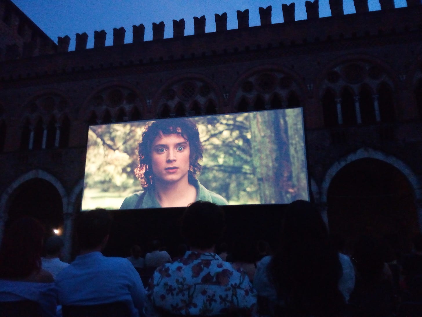 Il Signore degli Anelli cinema sotto le stelle