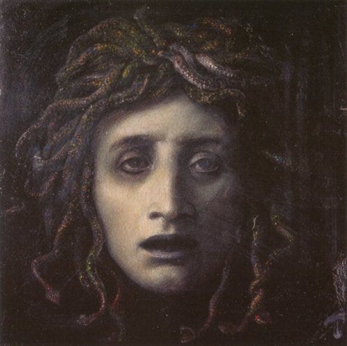 William Blake — arnold-bocklin: Medusa, Arnold Bocklin ...