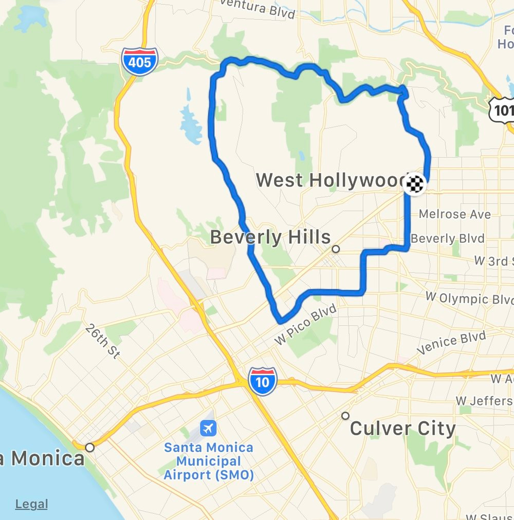 Incredible riding in the Hollywood Hills