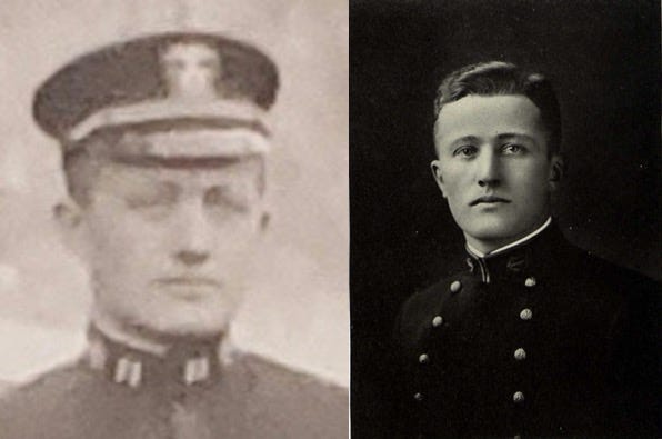 Lt. Clarence McReavy (Head Coach): 1914 Naval Academy yearbook