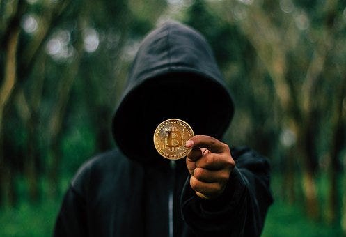 Bitcoin, Coin, Hoodie, Mysterious, Man