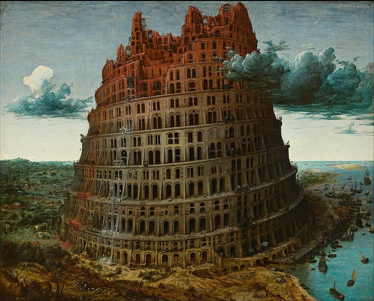 Fichier:Pieter Bruegel the Elder - The Tower of Babel (Rotterdam) - Google Art Project.jpg