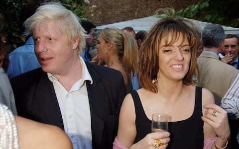 Boris Johnson and Petronella Wyatt in 2006 at the Spectator summer party.