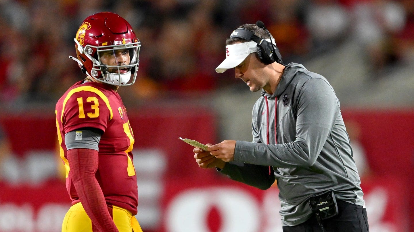 USC Football's Caleb Williams and Lincoln Riley discuss impeccable QB-HC  relationship