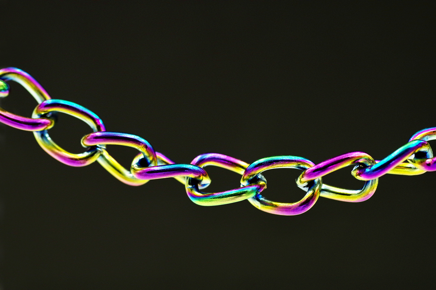 Rainbow-looking chain