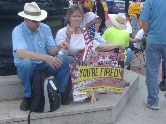 I can tell you that you'll see a sign like this again. We were all waiting for our respective buses at Union Station.