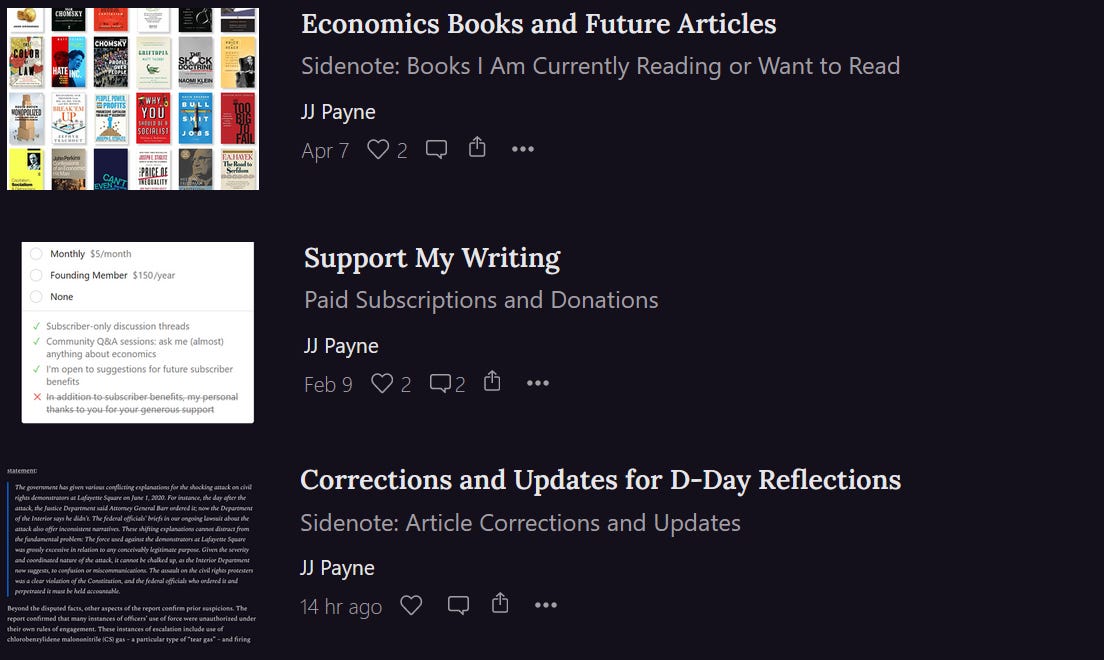 Article group screenshot