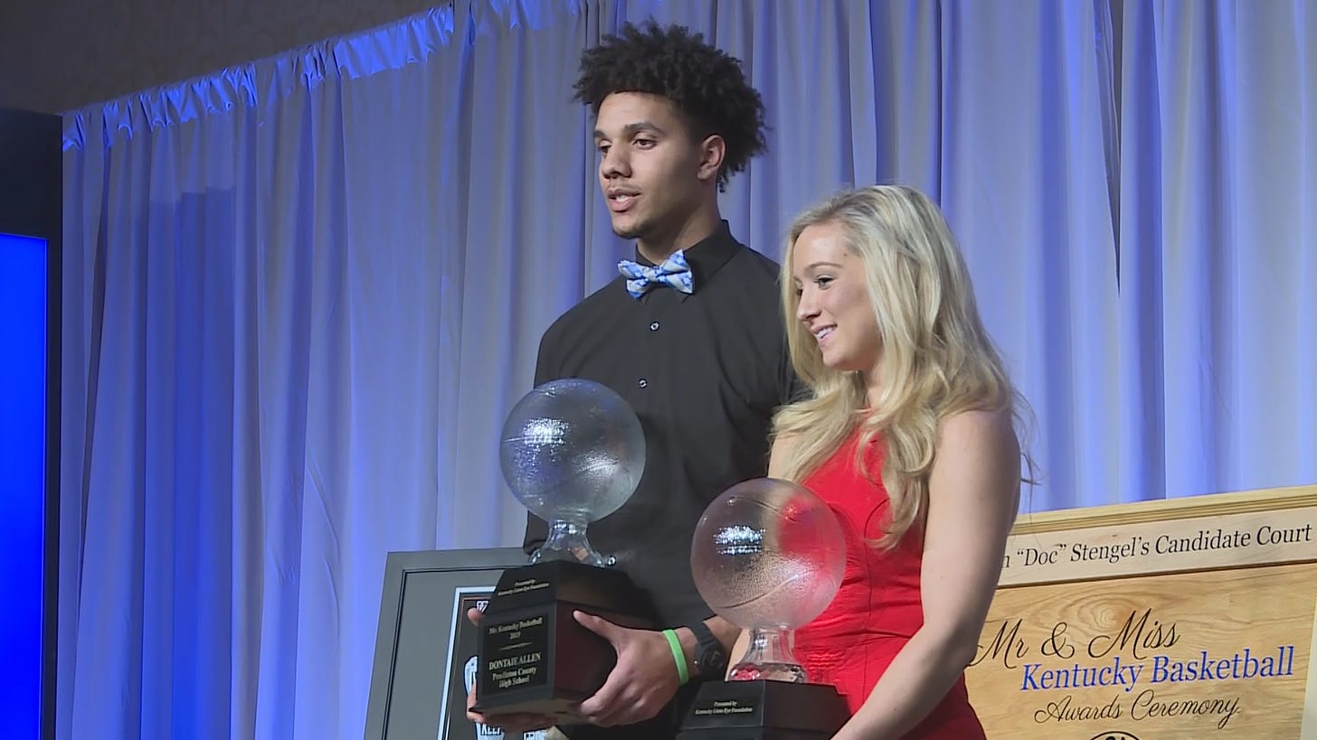 UK signee Dontaie Allen wins 2019 Kentucky's Mr. Basketball, Boyd County's  Savannah Wheeler tabbed Miss Basketball