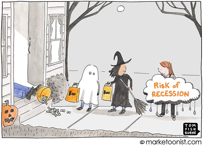 Fear of Recession cartoon