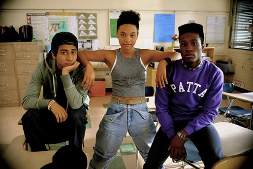 From left, Tony Revolori, Kiersey Clemons and Shameik Moore star in "Dope," a 2015 coming-of-age comedy released by Open Road Films and directed by Rick Famuyiwa.