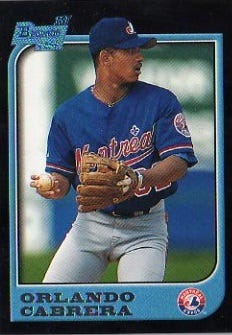 1997 Bowman Orlando Cabrera