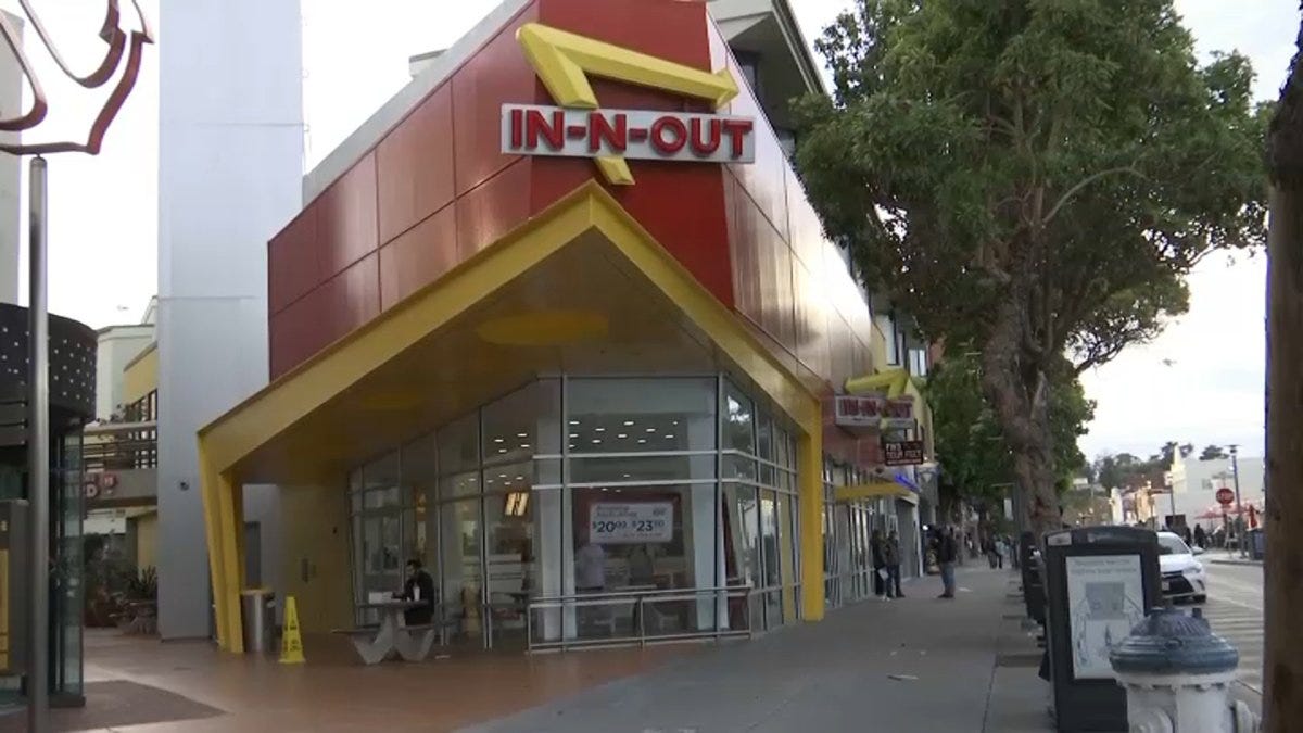 San Francisco In-N-Out Temporarily Closed for Violating COVID-19 Health  Order – NBC Bay Area