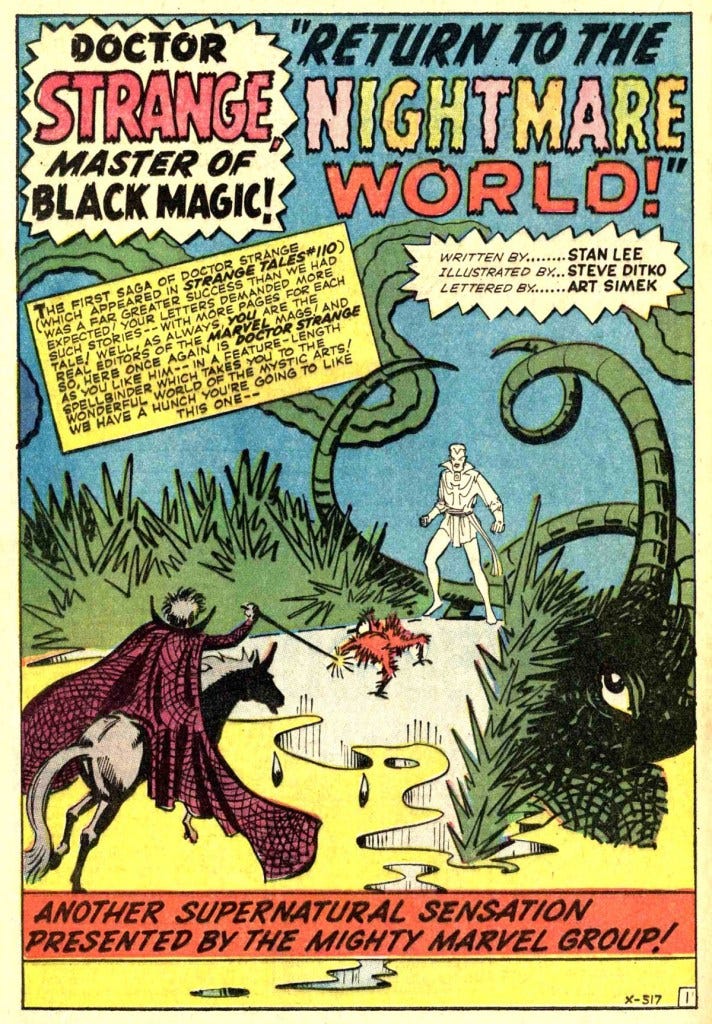 Strange Tales #116, Story B – Coke &amp; Comics