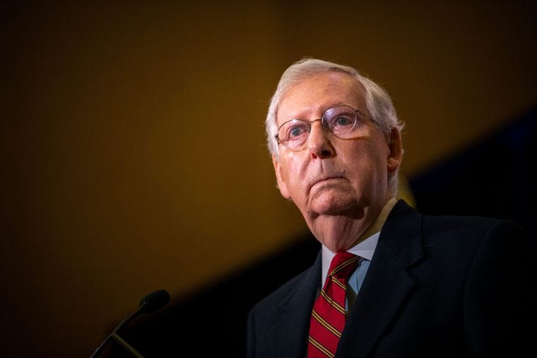 If GOP, Mitch McConnell really want 'woke' corporations out of politics,  here's how | Will Bunch