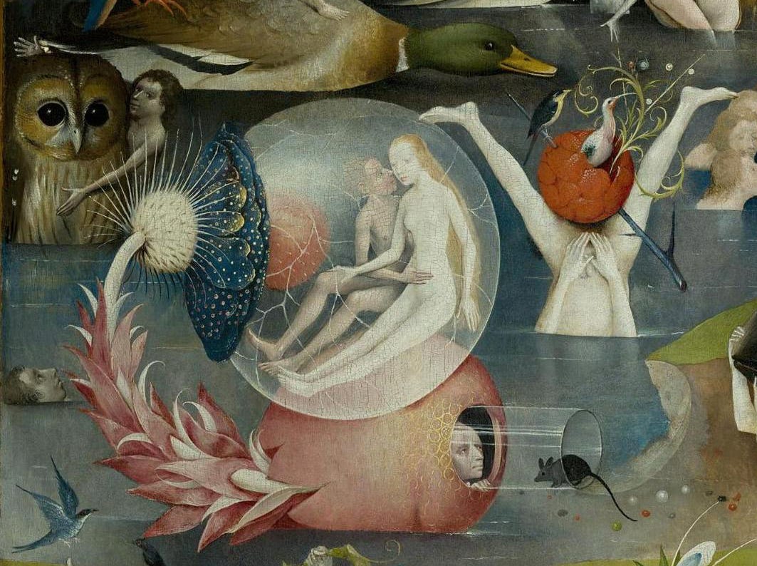 Details from Bosch's Garden of Earthly Delights (ca. 1500) – The ...