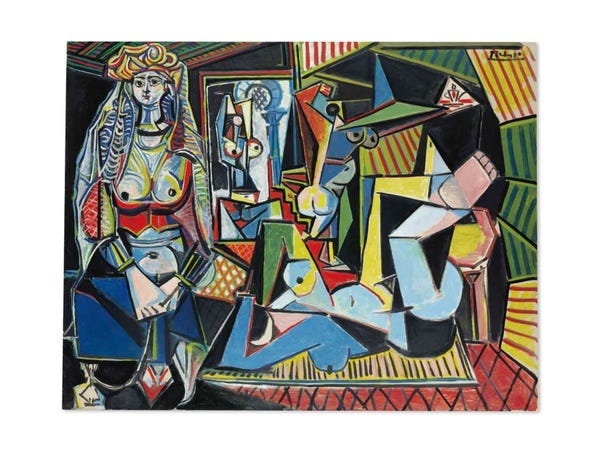 Pablo Picasso, "Les femmes d'Alger (Version 'O')", 1955. photo © Christie’s
