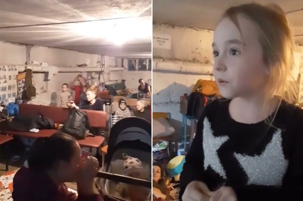 The 7-year-old girl who “Let It Go” in a Ukrainian bunker safely escaped to Poland.