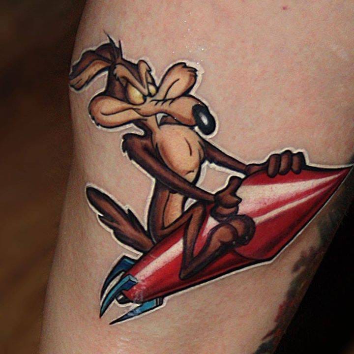 Wile E. Coyote Tattoos | Tattoofilter