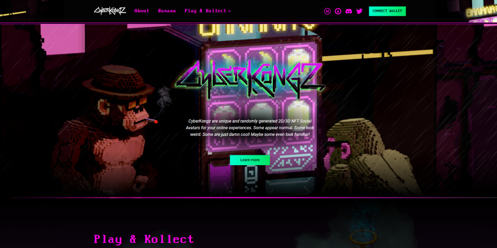 Examples of NFT Games: CyberKongz