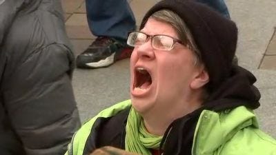 Protester who screamed at Trump's inauguration: 'This is not America' | ITV  News