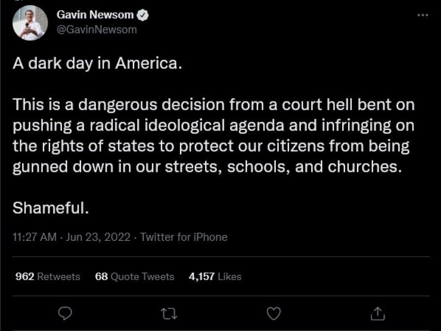Gavin Newson twit
