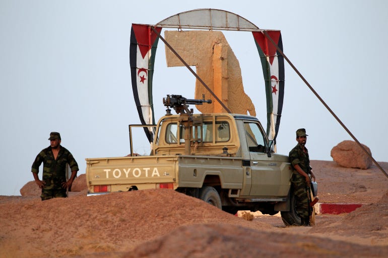 Polisario Front soldiers in Western Sahara [File: Zohra Bensemra/Reuters]