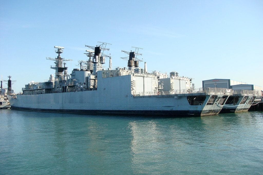 British Ghost Fleet | Decommissioned British warhips docked … | Flickr