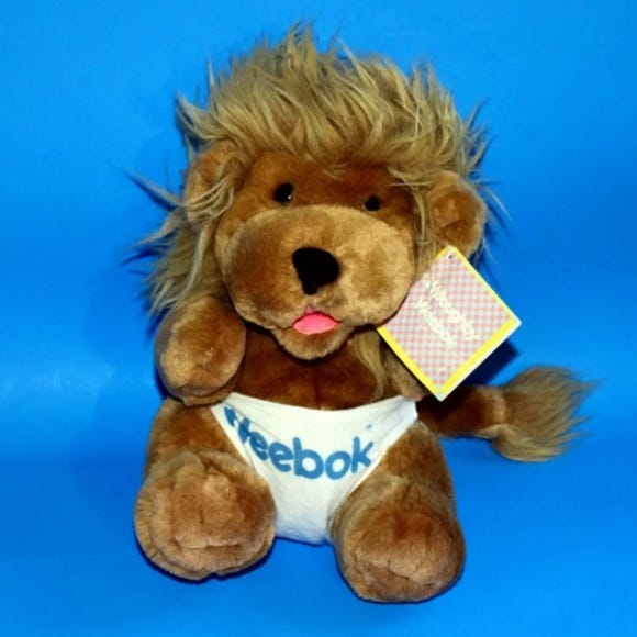 Reebok Other | Willoughby Weebok Lion Cub Big Plush Vintag 1987 | Poshmark