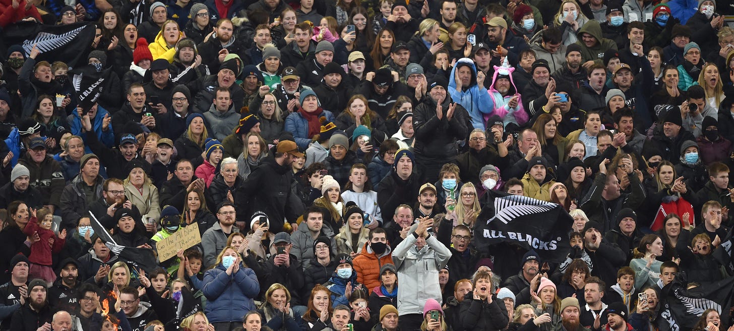 Slideshow: Stadium full of fans for ABs v Ireland test | Otago Daily Times  Online News