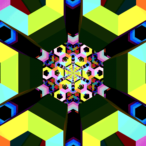 geometric star GIF