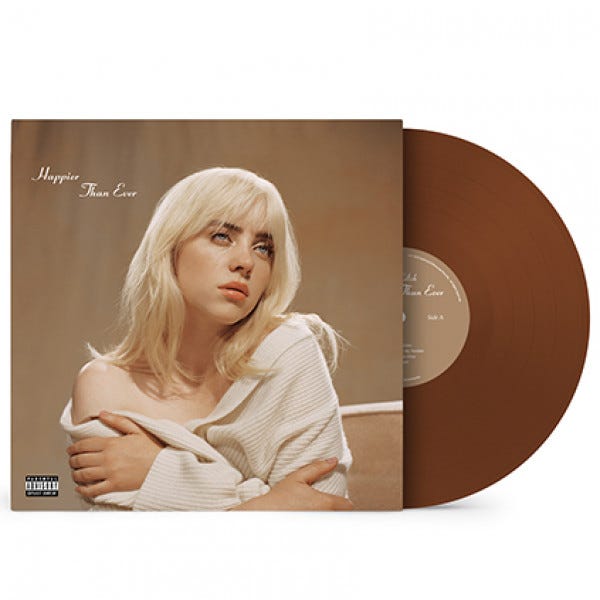 BILLIE EILISH/Happier Than Ever LP (Limited Opaque Brown Vinyl)  [PRE-ORDER]/DARKROOM / INTERSCOPE RECORDS - Vinyl Records Specialists,  London Soho Vinyl Music Records - Phonica Records - Latest Releases,  Pre-Orders and Merchandise