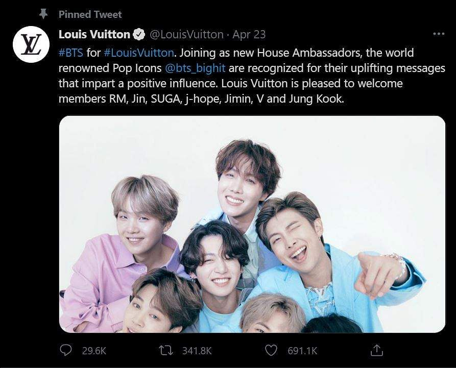 Louis Vuitton ropes in K-pop group BTS as new brand ambassadors