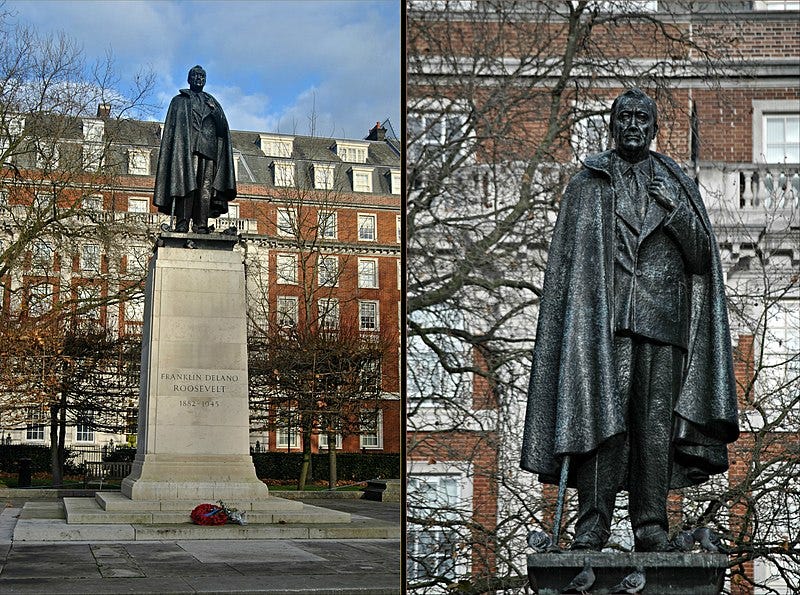 File:FDR Statue Grosvenor Square London. (30603615603).jpg