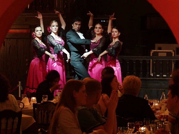Flamenco Dancers at The Columbia Restaurant in Ybor City