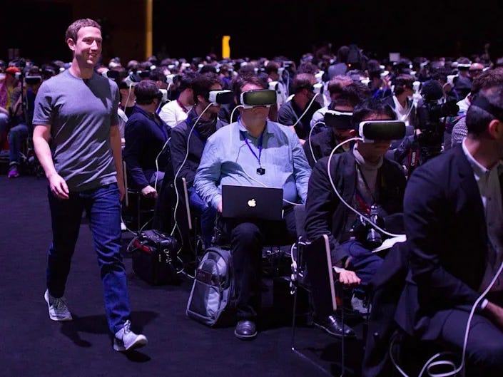 Marck Zuckerberg VR