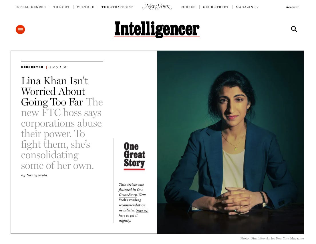 Lina Khan's Rough Year Running the Federal Trade Commission