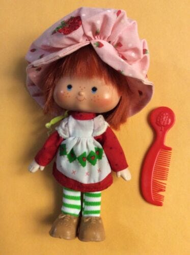 Vintage Strawberry Shortcake Doll with Comb | eBay