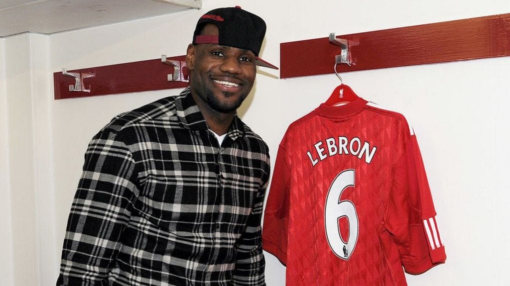 LeBron James becomes partner at Liverpool FC owners - BBC News