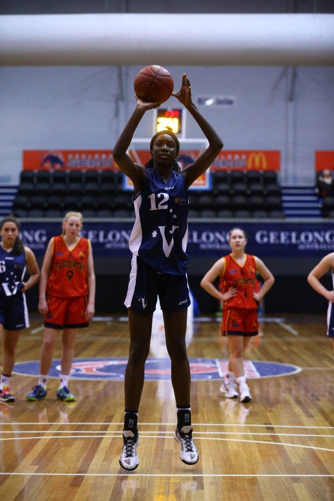 Ezi Magbegor - Credit: Basketball Australia/Kangaroo Photo's 