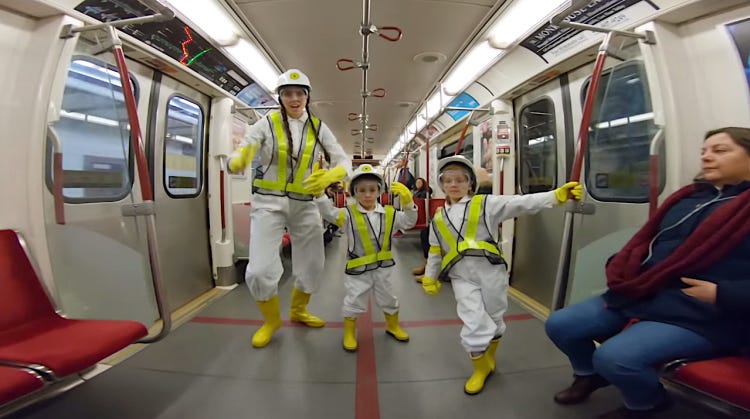 Mom and Kids Recreate Beastie Boys Intergalactic Video