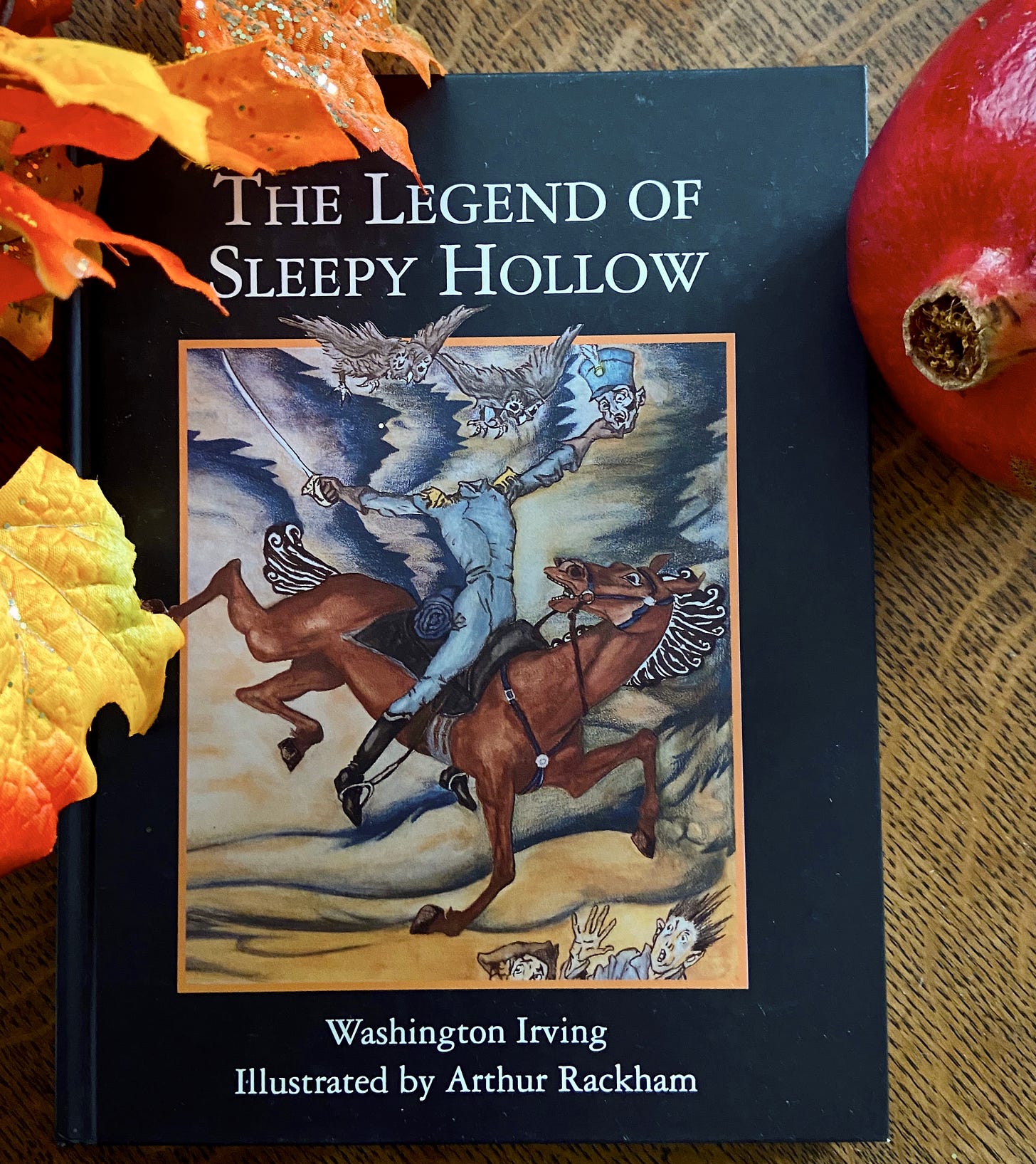 The Legend of Sleepy Hollow book illustrated by Arthur Rackham
