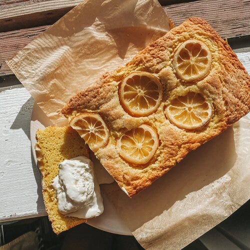Lemon Turmeric Cake  (pg. 309, NF)
