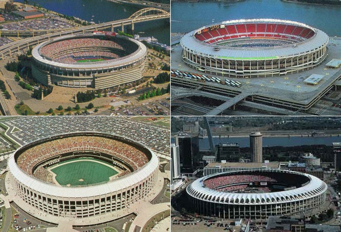 Image result for cookie cutter stadiums