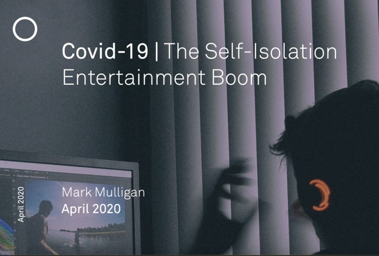 Midia research the self isolation entertainment boom